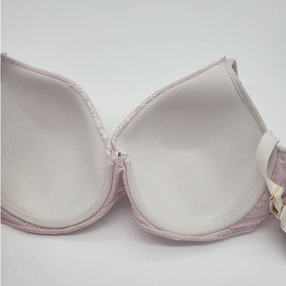 Soma Light Pink Embraceable Lace Trim Full Coverage Underwire Bra Size 40C - Picture 3 of 8